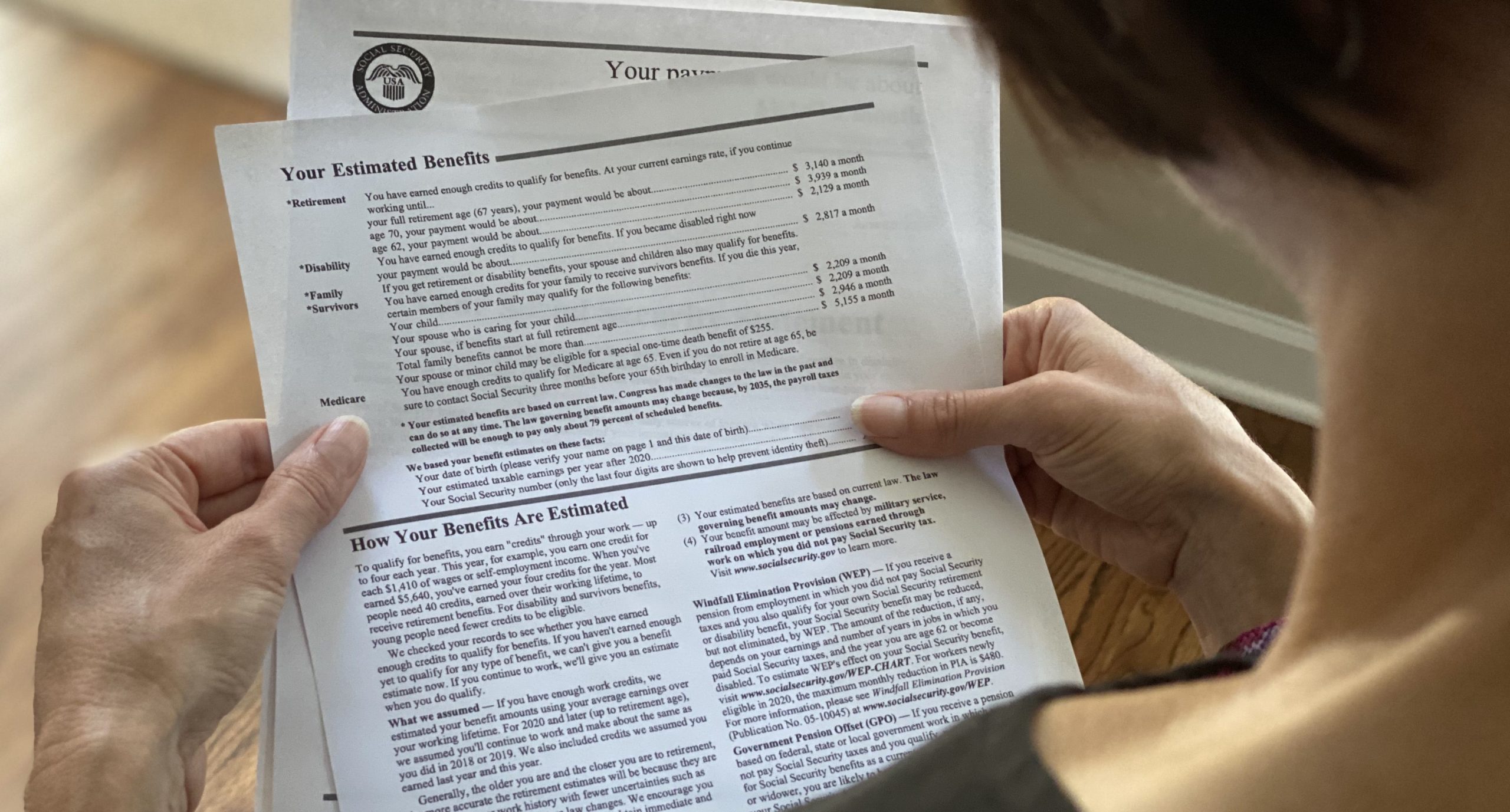 Social Security Administration Benefits Disclaimer